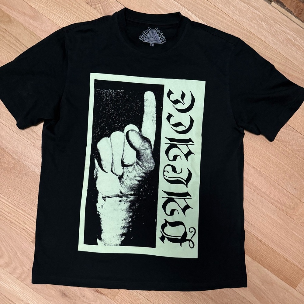 Palace Black Tee with Graphic Print